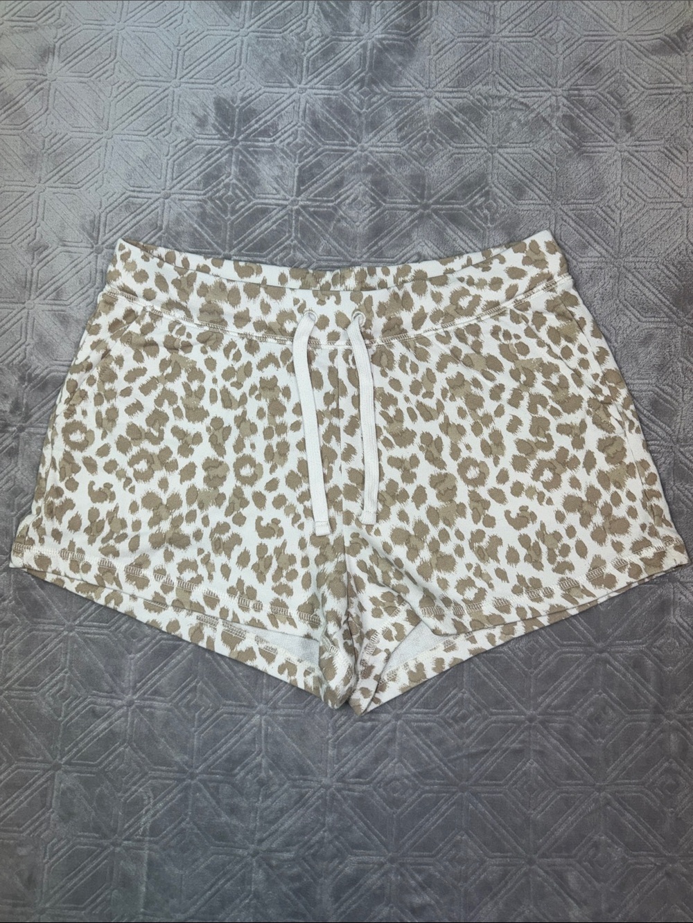 Old Navy Leopard Print Drawstring Lounge Shorts